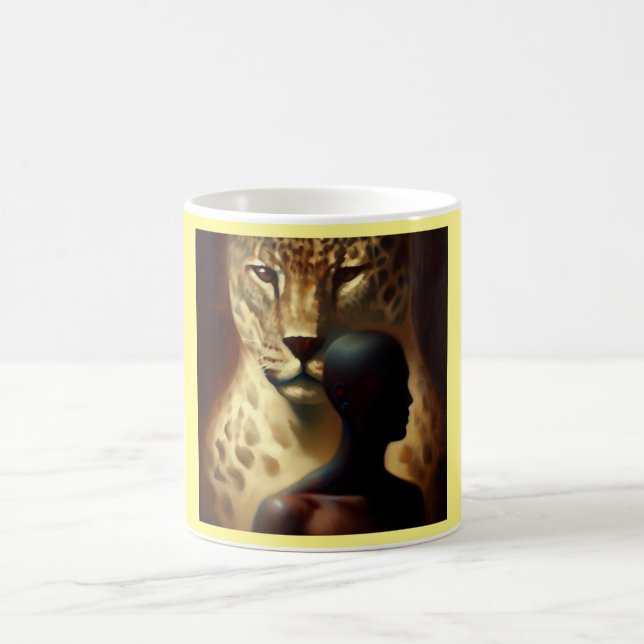 Caneca De Café Spirit Animal Jaguar 1 (Centro)