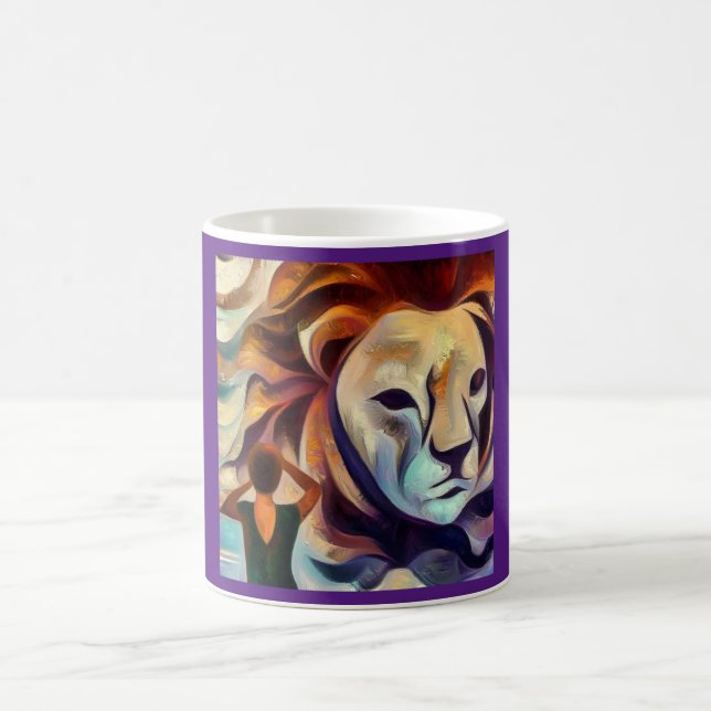 Caneca De Café Spirit Animal Lion 3 (Centro)