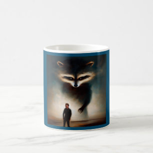 Caneca De Café Spirit Animal Raccoon 1