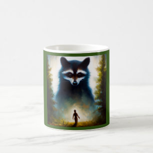 Caneca De Café Spirit Animal Raccoon 2