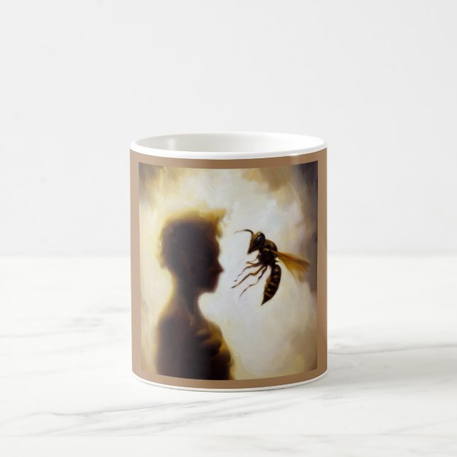 Caneca De Café Spirit Animal Wasp 1 (Centro)