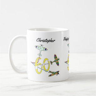 Caneca De Café Spitfire 60th Birthday Coffee Mug