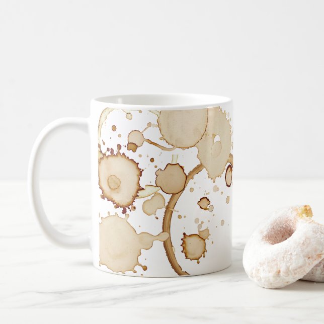 Caneca De Café Splatter Coffee Mug (Com Donut)