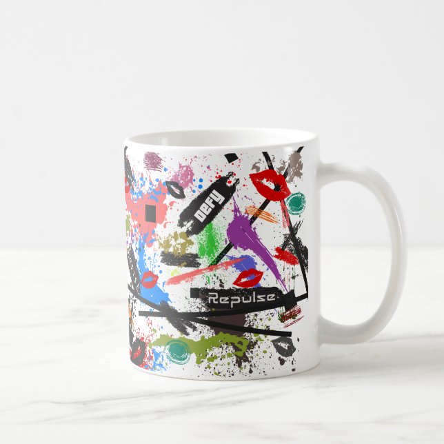 Caneca De Café Splatter Rebel Mug (Direita)