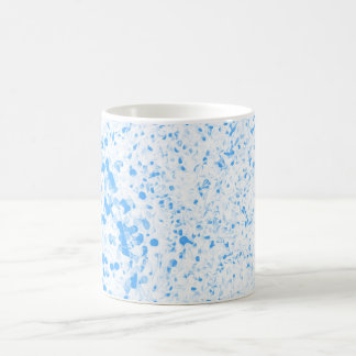 Caneca De Café Splatter Texture - Blue
