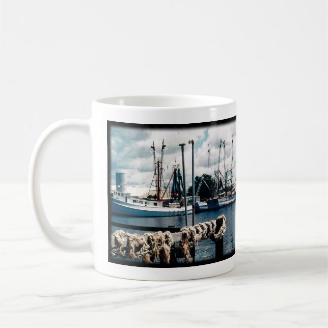 Caneca De Café Sponge Docks Tarpon Primaveras na Flórida (Esquerda)