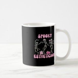 Caneca De Café Spookan Esthetician Halloween Skeleton Therapi