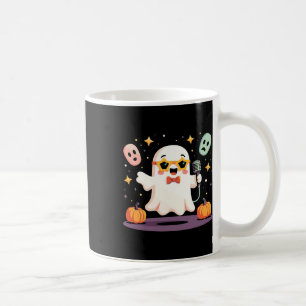 Caneca De Café Spookeen Ghost Singer Star Com Microfone