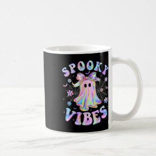 Caneca De Café Spookes Vibes Ghost Retro Halloween Boo Crew