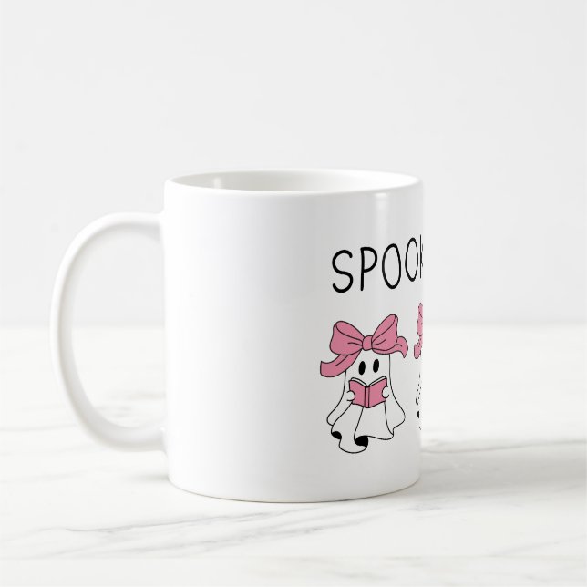 Caneca De Café Spooky babes cute ghost (Esquerda)