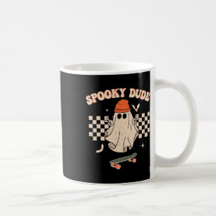 Caneca De Café Spooky Dude Toddler Retro Groovy Hippie Halloween