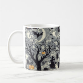 Caneca De Café Spooky Graveyard Mug