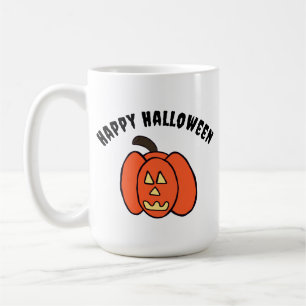 Caneca De Café Spooky Halloween Jack o Lantern