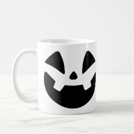 Caneca De Café Spooky Jack-o'-Lanterna Silhouette Halloween Mug