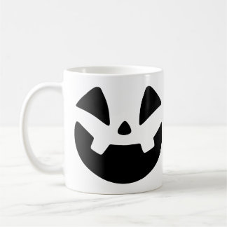 Caneca De Café Spooky Jack-o'-Lanterna Silhouette Halloween Mug