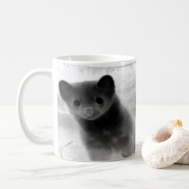 Caneca De Café Spooky Pine Marten Mug (Com Donut)