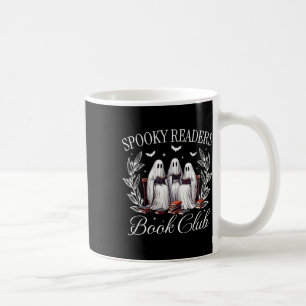 Caneca De Café Spooky Readers Book Club Engraçado Professor Fanta
