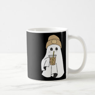 Caneca De Café Spooky Season Cute Retro Ghost Ice Coffee Hallowee
