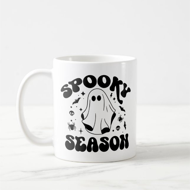 Caneca De Café Spooky Season Halloween (Esquerda)
