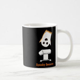 Caneca De Café Spooky Season Halloween Cute Gymnast Vault G