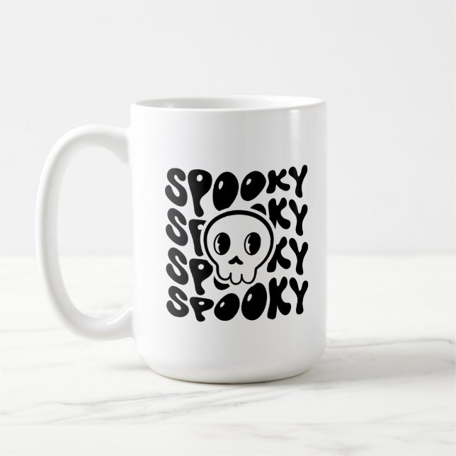 Caneca De Café Spooky, Spooky, Spooky (Esquerda)