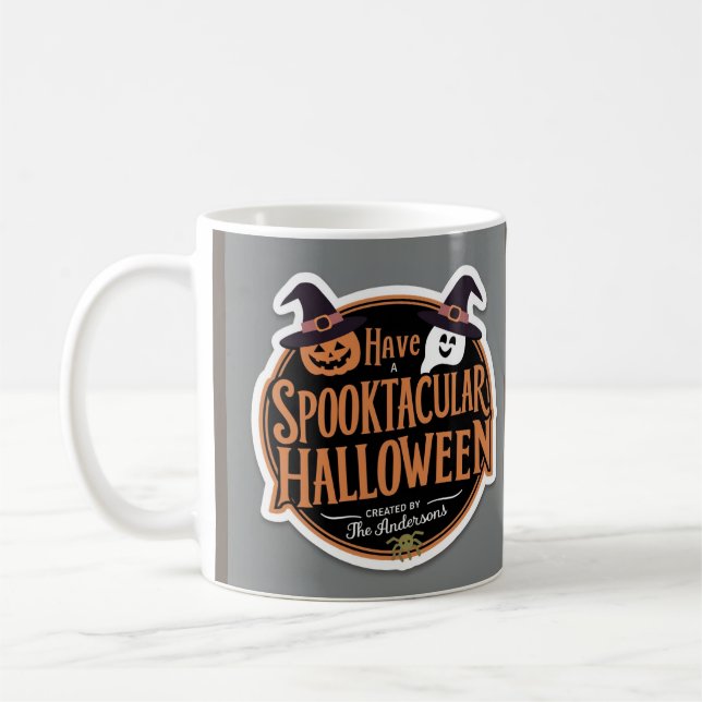 Caneca De Café Spooky Trading Café Mug - Trader's Halloween Bre (Esquerda)