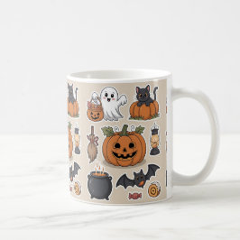 Caneca De Café Spooky vibes Halloween gift