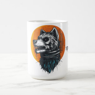 Caneca De Café Spooky Werewolf