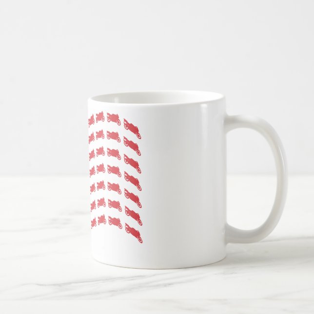 Caneca De Café sPORT-bIKE-fLAG-wAVE (Direita)