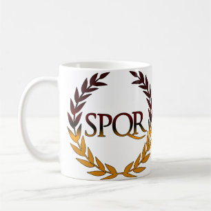 CANECA DE CAFÉ SPQR