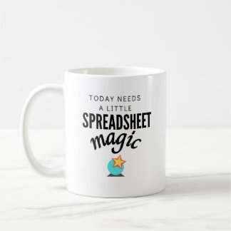Caneca De Café Spreadsheet Magic Mug