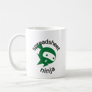 Caneca De Café Spreadsheet Ninja Coffee Mug