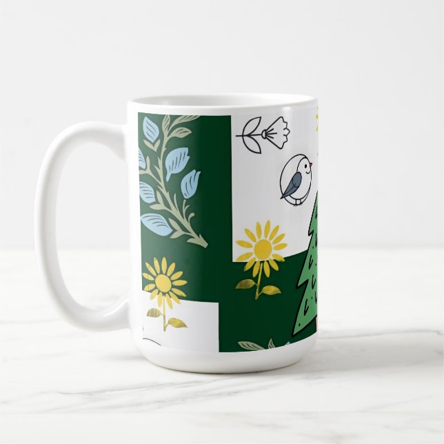 Caneca De Café Spring design women's socks  (Esquerda)