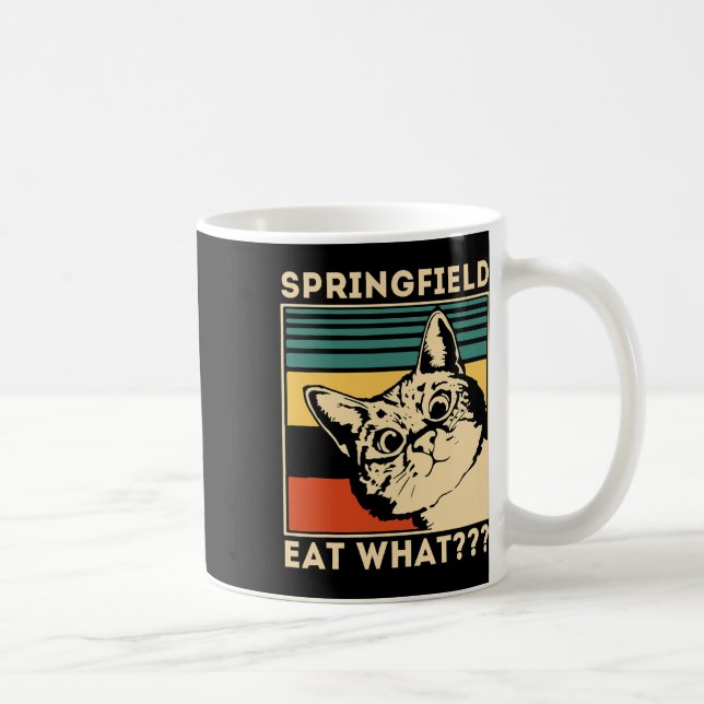 Caneca De Café Springfield Coma O Que - Eles Estão Comendo Cachor (Direita)