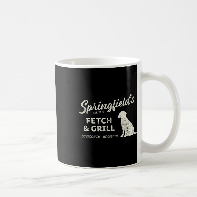 Caneca De Café Springfield Comendo Animais de Estimação - Buscar  (Direita)