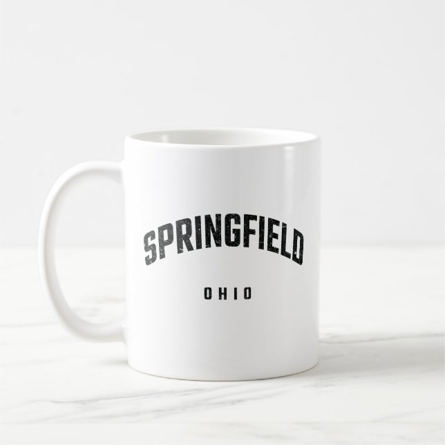 Caneca De Café Springfield Ohio OH (Esquerda)