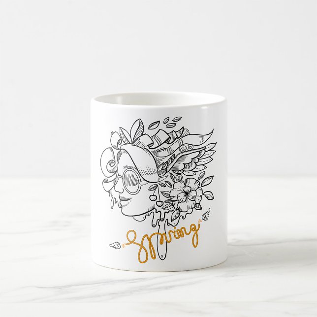 Caneca De Café Springtime (Criador carregado)