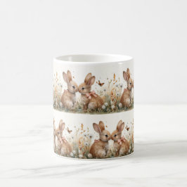 Caneca De Café Springtime Bunny Bliss: Páscoa Whimsical