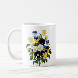 Caneca De Café Springtime, pansias, presente para ela, jardineiro