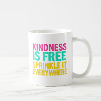 Caneca De Café Sprinkle Kindness: Citação Inspiracional