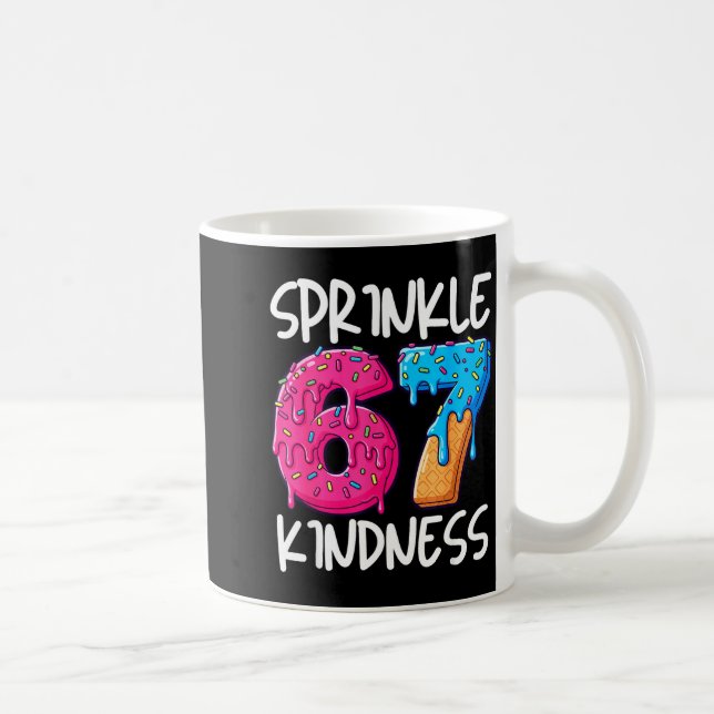 Caneca De Café Sprinkle Kindness Family Matching Doughnut Ice-cre (Direita)