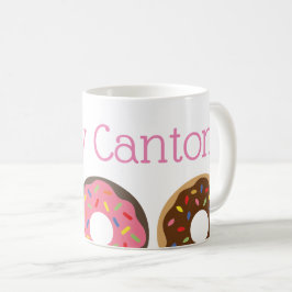 Caneca De Café Sprinkles Rosquinha Personalizado Mug Personalizad