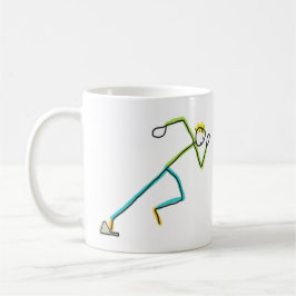 Caneca De Café Sprinter Stickman