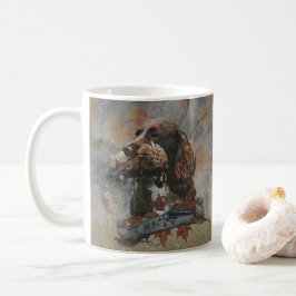 Caneca De Café Sprocker Spaniel, Arte de cães-Arma