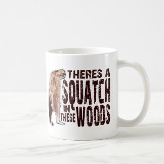Caneca De Café SQUATCH bonito nESTAS MADEIRAS - encontrando a