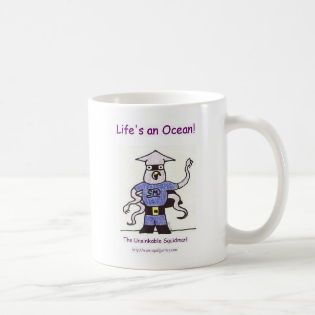 Caneca De Café Squidman (Direita)