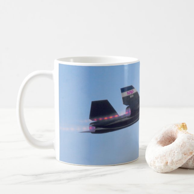 CANECA DE CAFÉ SR-71 BLACKBIRD (Com Donut)