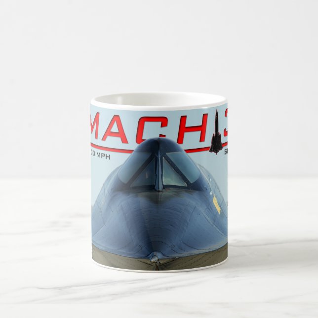 Caneca De Café SR-71 Blackbird MACH Mug (Centro)