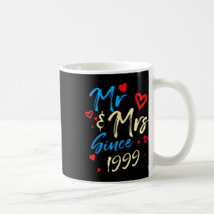 Caneca De Café Sr. & Sra. Desde 1999 Casais 23ª Nuptura Anniv