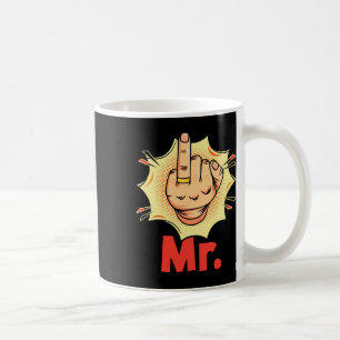 Caneca De Café Sr. - Casamento Ring Finger Honeymoon Groom